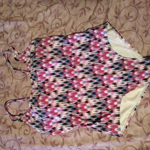 Multicolor one-piece swimwear